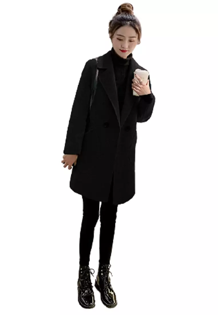 Halo Winter Lapel Trench Coat