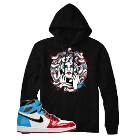 Jordan 1 Fearless Ones Medusa Black Hoodie