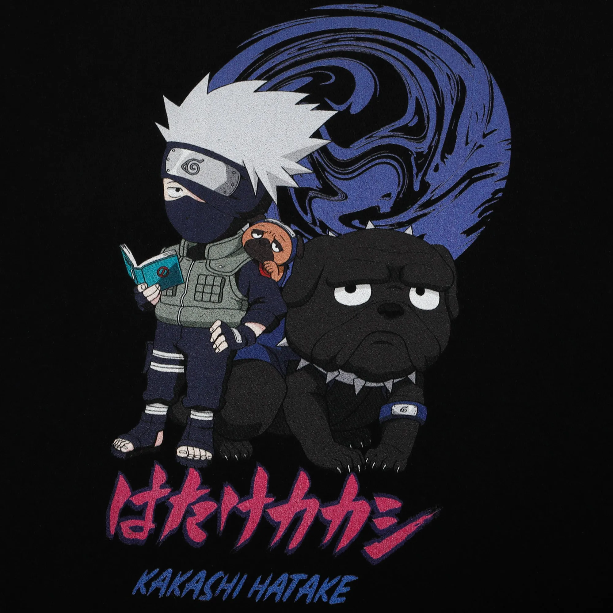 Kakashi Ninja Hound Black Long Sleeve