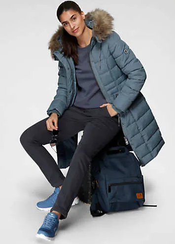 KangaROOS Long Quilted Coat | Grattan