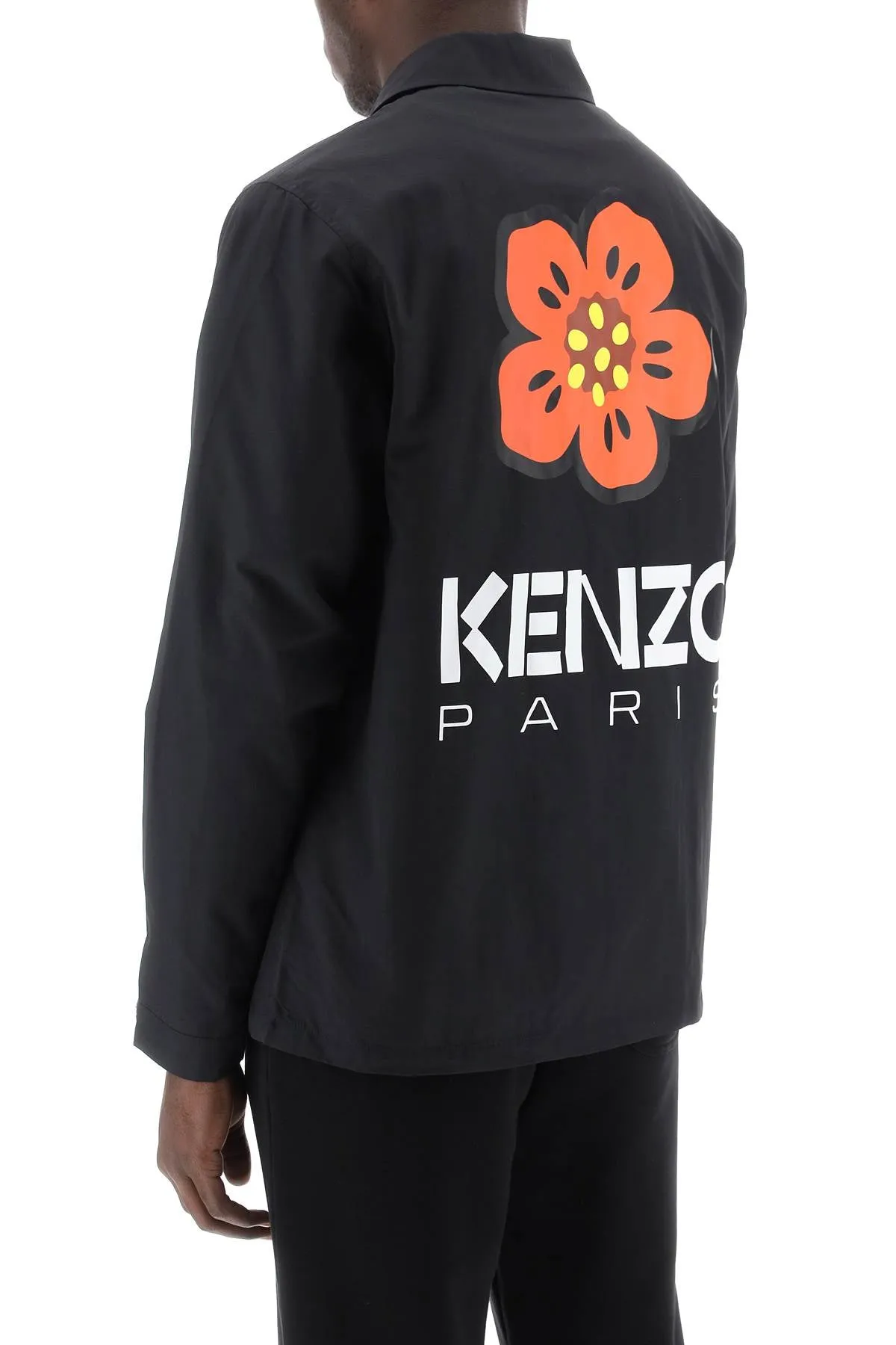 Kenzo bok√ flower coach jacket FD55BL0619NT BLACK