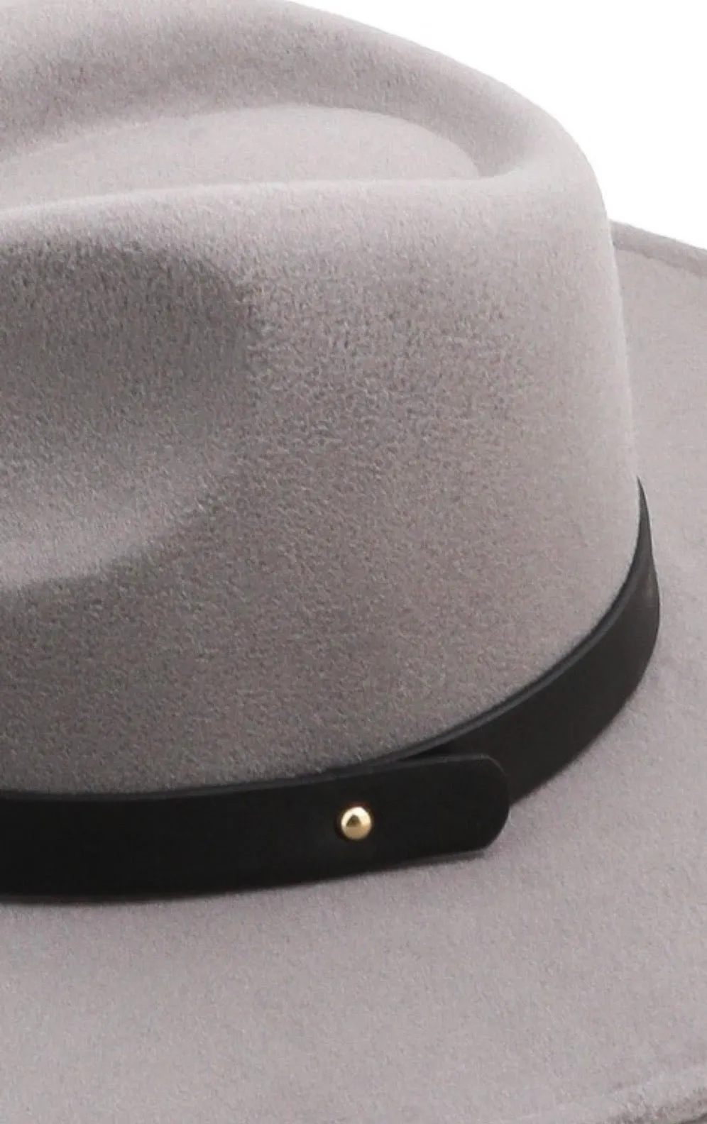 Leather Strapped Fedora