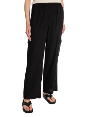 LEVETE ROOM PANTS NAJA BLACK