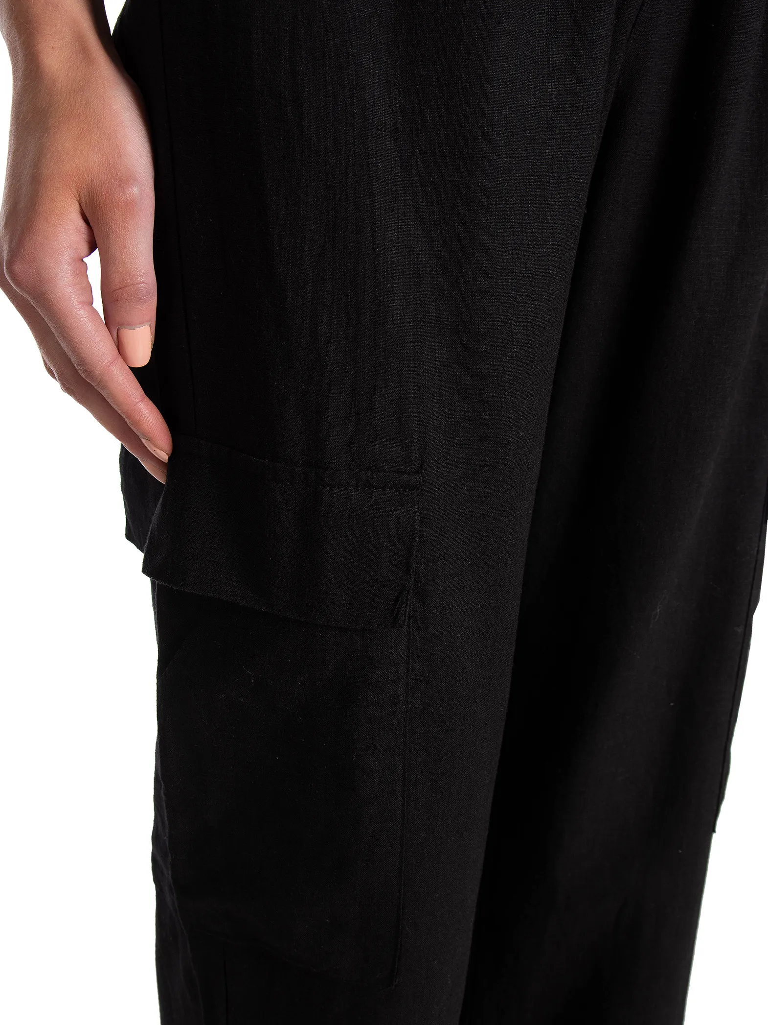 LEVETE ROOM PANTS NAJA BLACK