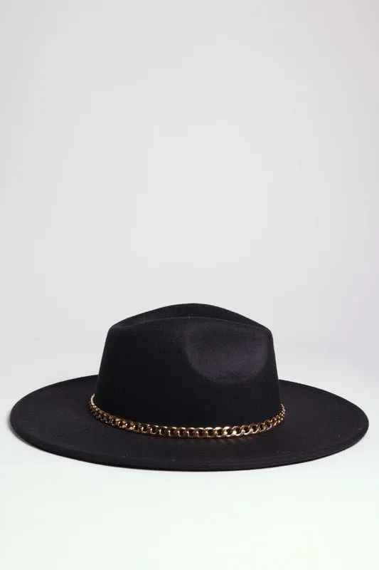 Linda Fashionista Chain Fedora