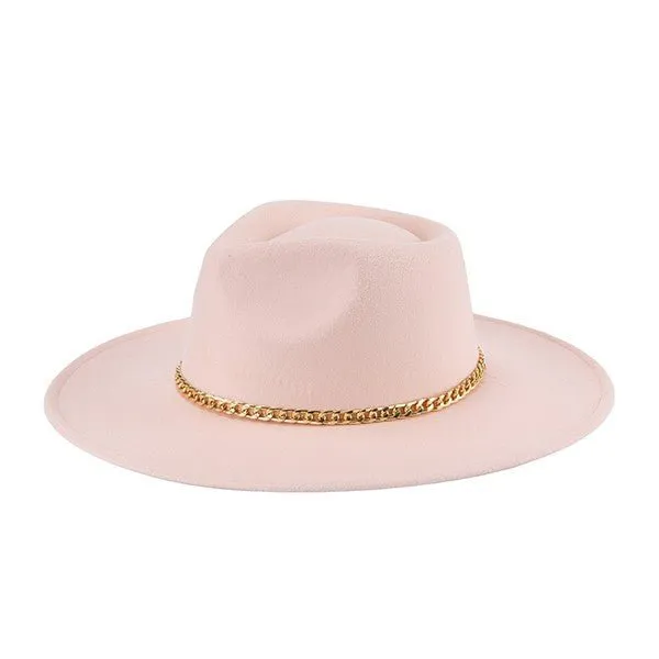 Linda Fashionista Chain Fedora