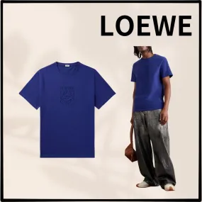 LOEWE  |Street Style Plain Logo Luxury T-Shirts