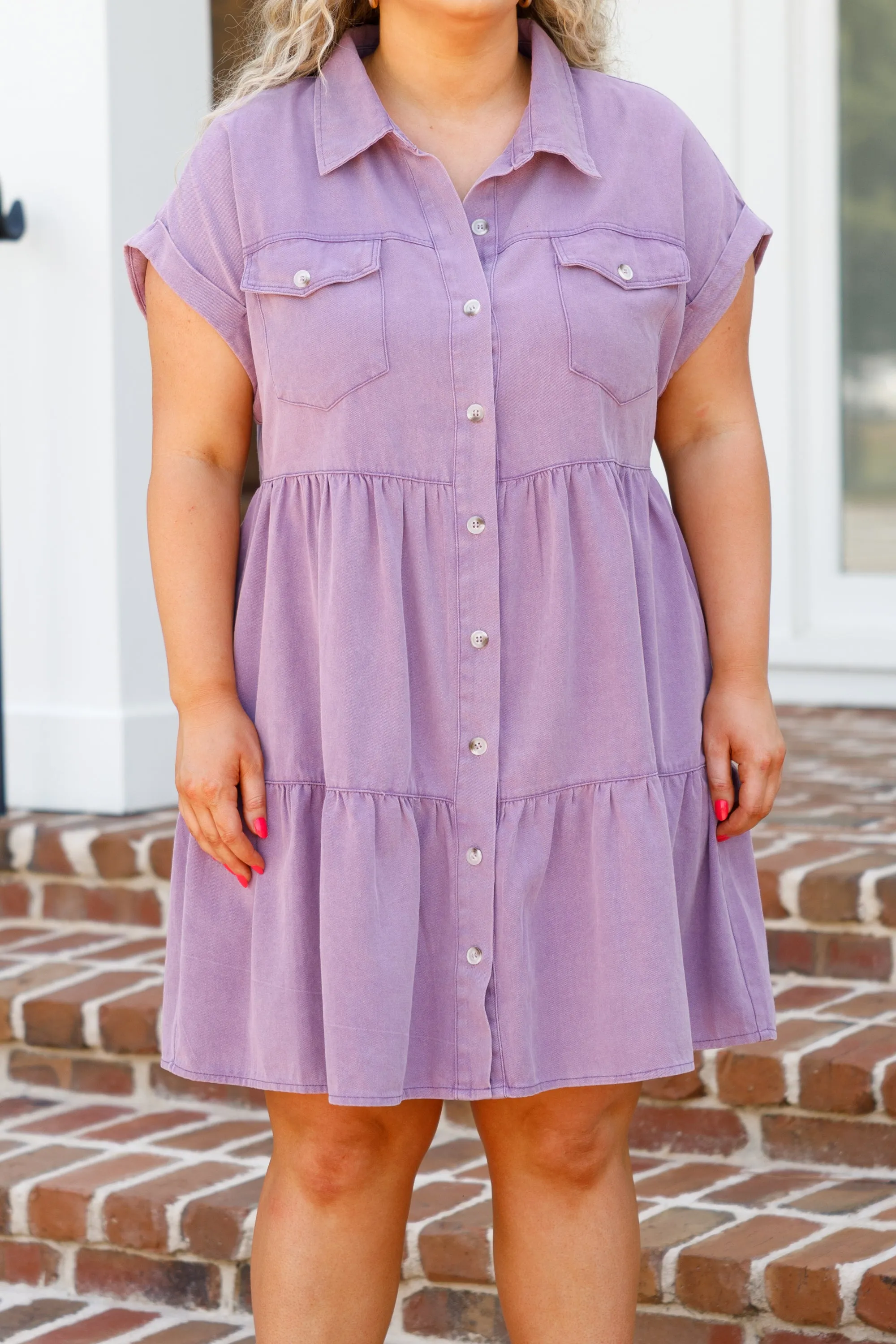 Lost In A Daze Dress, Lavender