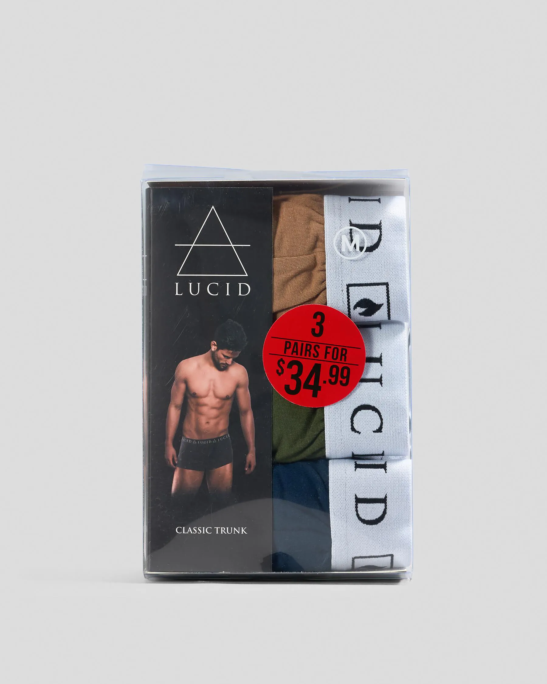 Lucid Routine Fitted Boxer Shorts 3 Pack