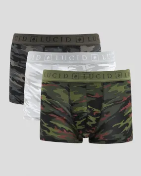 Lucid Stealth Fitted Boxer Shorts 3 Pack