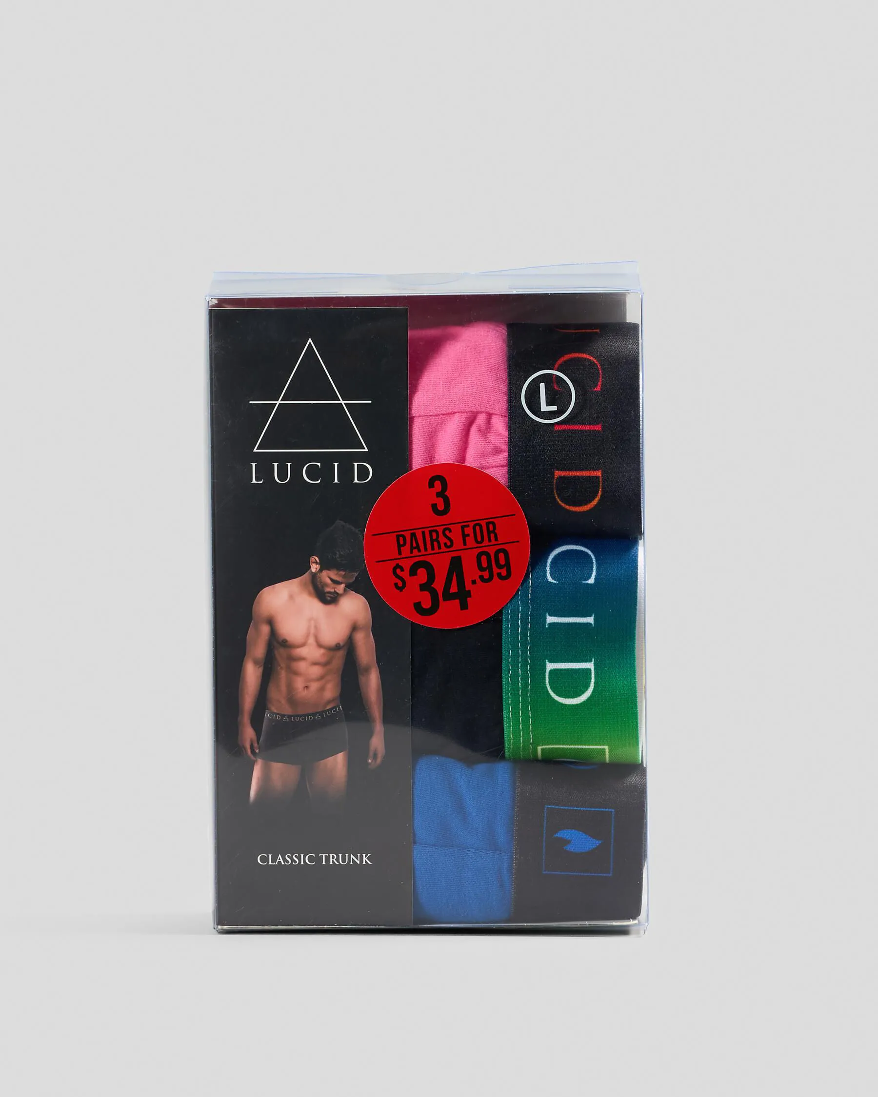 Lucid Vibrant Fitted Boxer Shorts 3 Pack