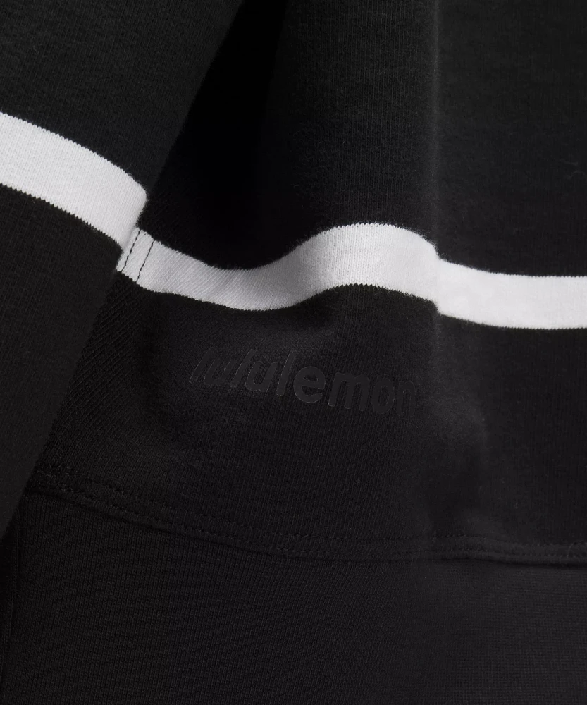 lululemon athletica Perfectly Oversized Cropped Crew *Stripe | Women's Hoodies & Sweatshirts