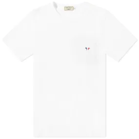 Maison Kitsuné Tricolour Fox Patch T-ShirtWhite