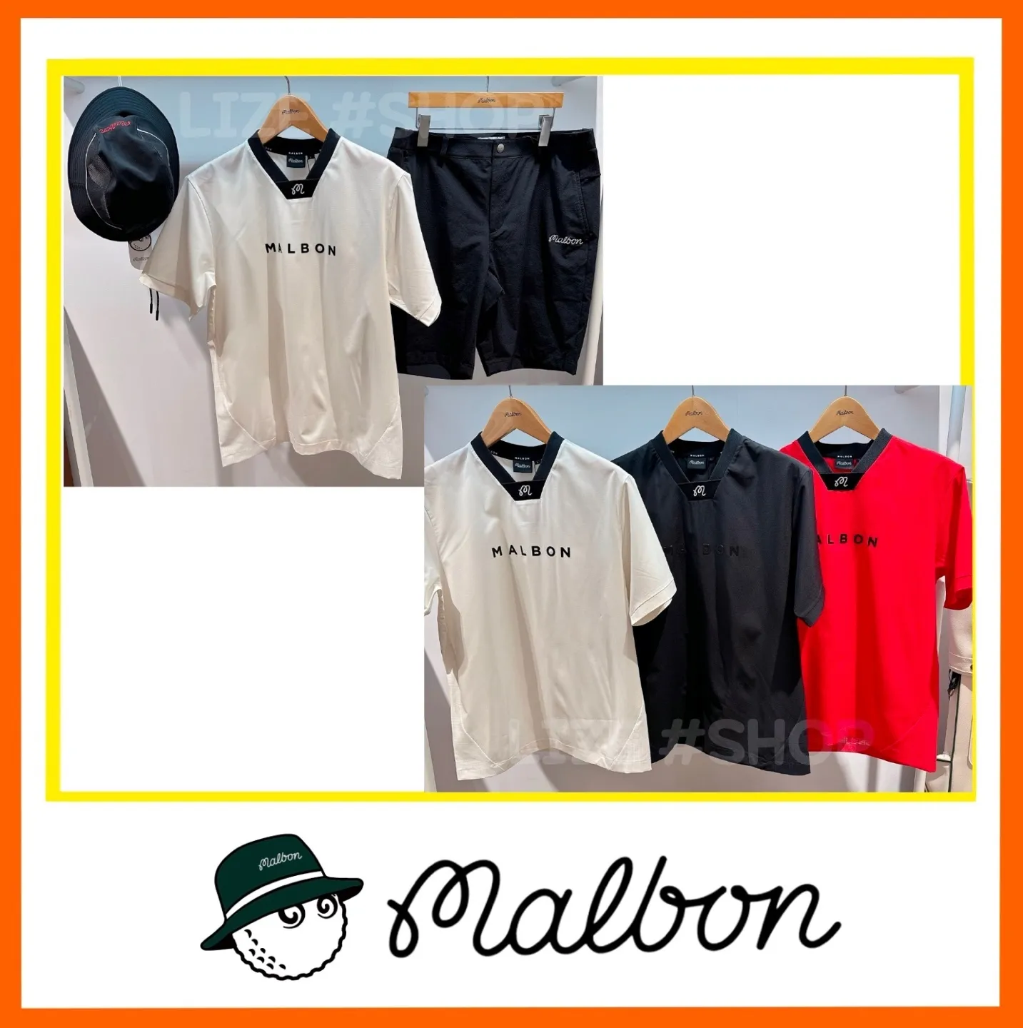 Malbon Golf  |Plain Short Sleeves Logo T-Shirts