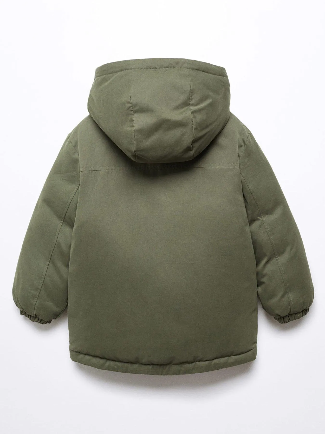 Mango Boys Hooded Coat - Khaki