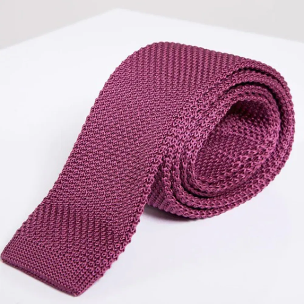 Marc Darcy Berry Pink Smart Knitted Tie