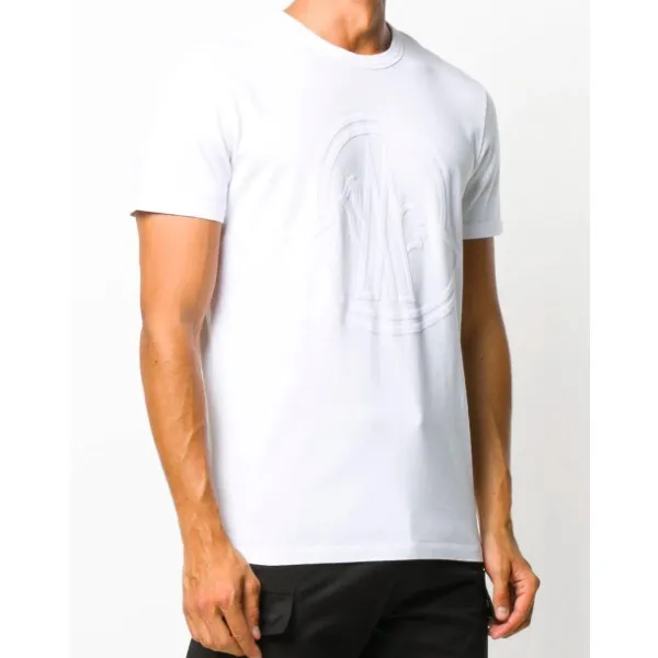 MONCLER  |Crew Neck Cotton Short Sleeves Logo FX Advantage / Exclusive