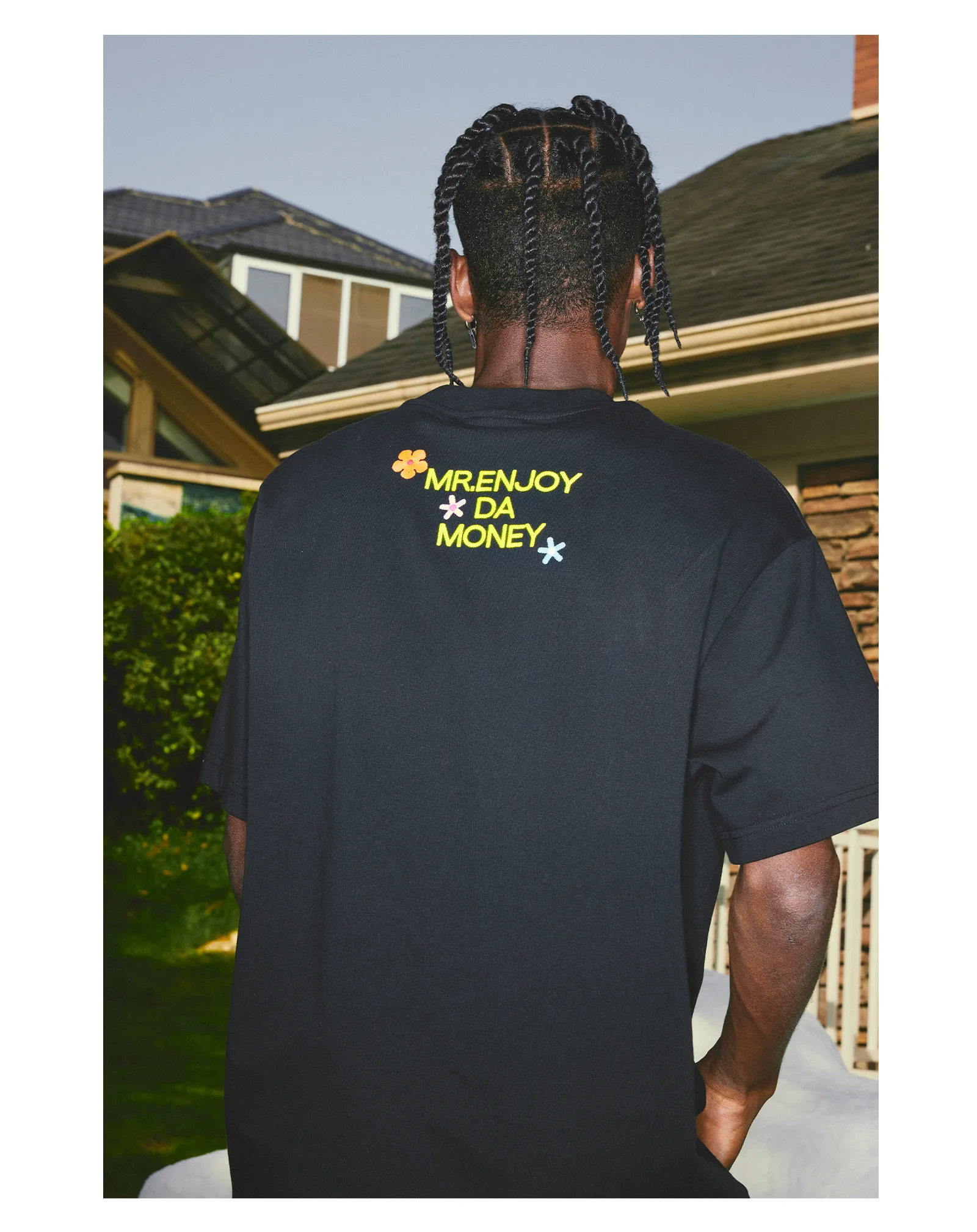 MR. ENJOY DA MONEY  |Unisex Street Style Cotton Short Sleeves T-Shirts