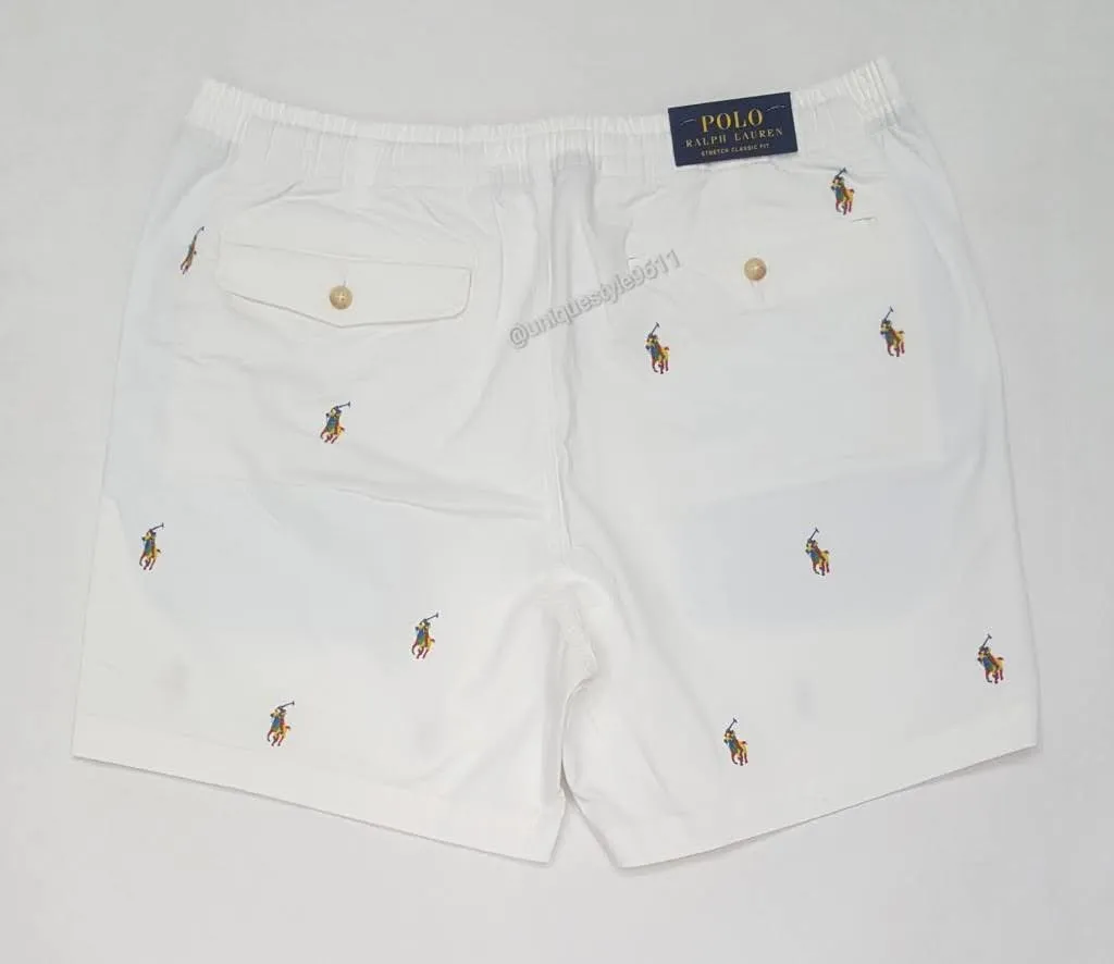 Nwt Polo Ralph Lauren Allover Colored Pony Classic Fit Shorts