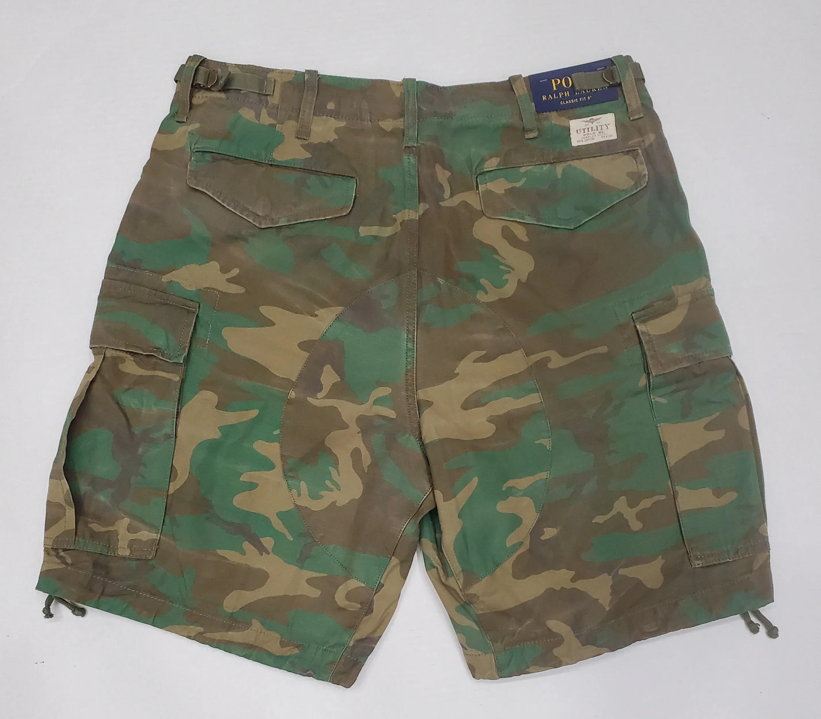 Nwt Polo Ralph Lauren Classic Fit 9 Camo Cargo Shorts