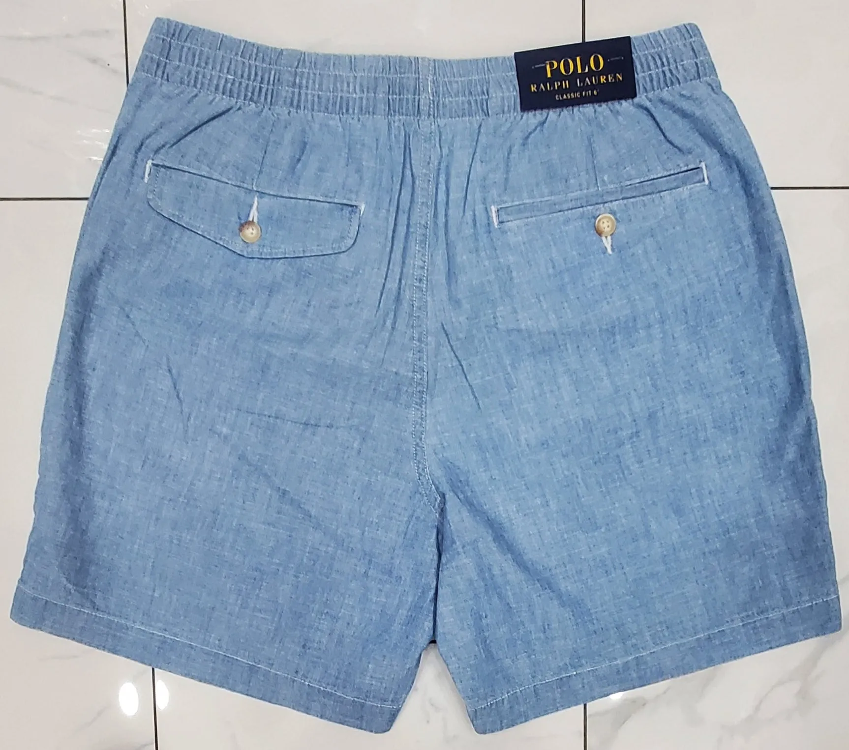 Nwt Polo Ralph Lauren Soft Denim Classic Fit 6 Shorts