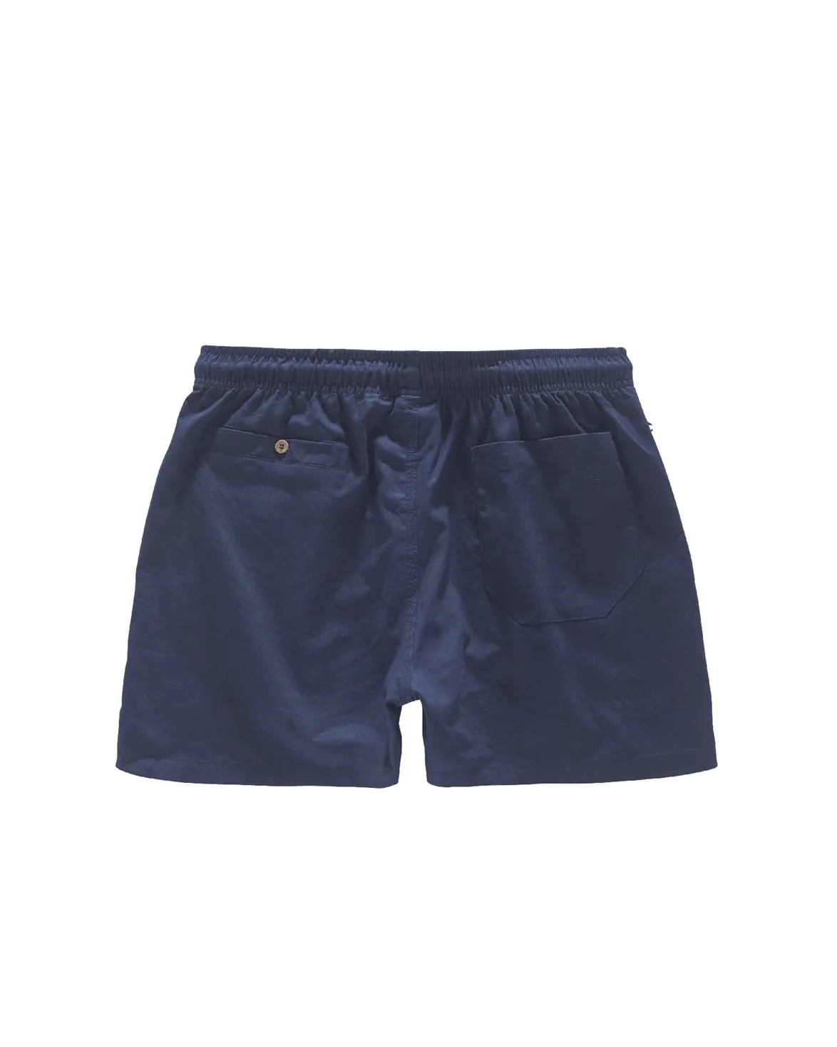 OAS Linen Shorts Navy