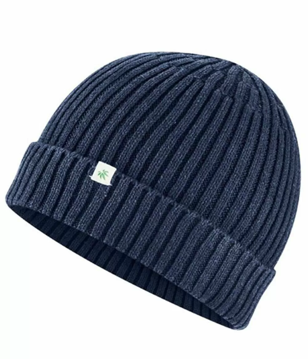 Organic Hemp & Cotton Cuffed Beanie Hat