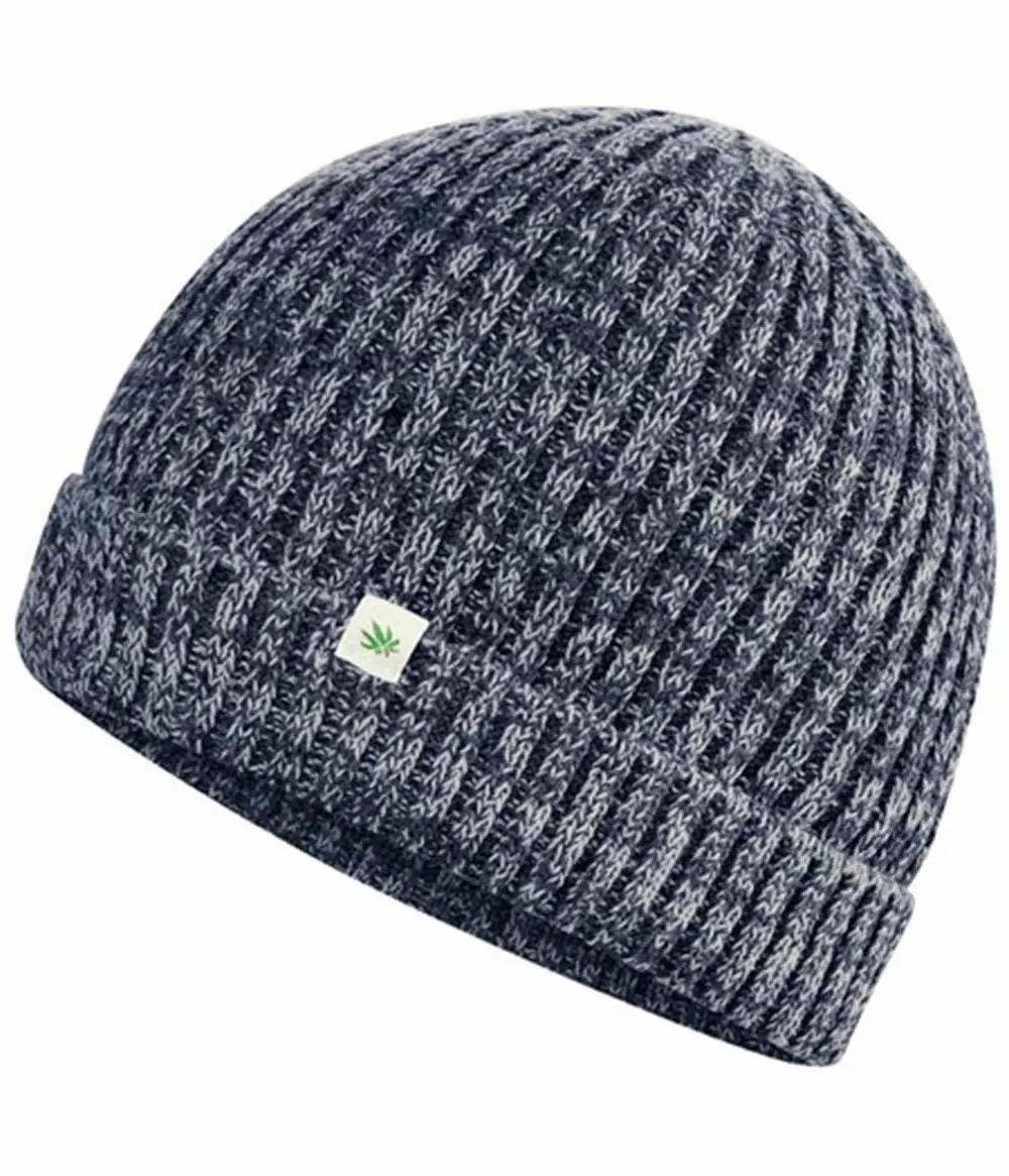 Organic Hemp & Cotton Cuffed Beanie Hat