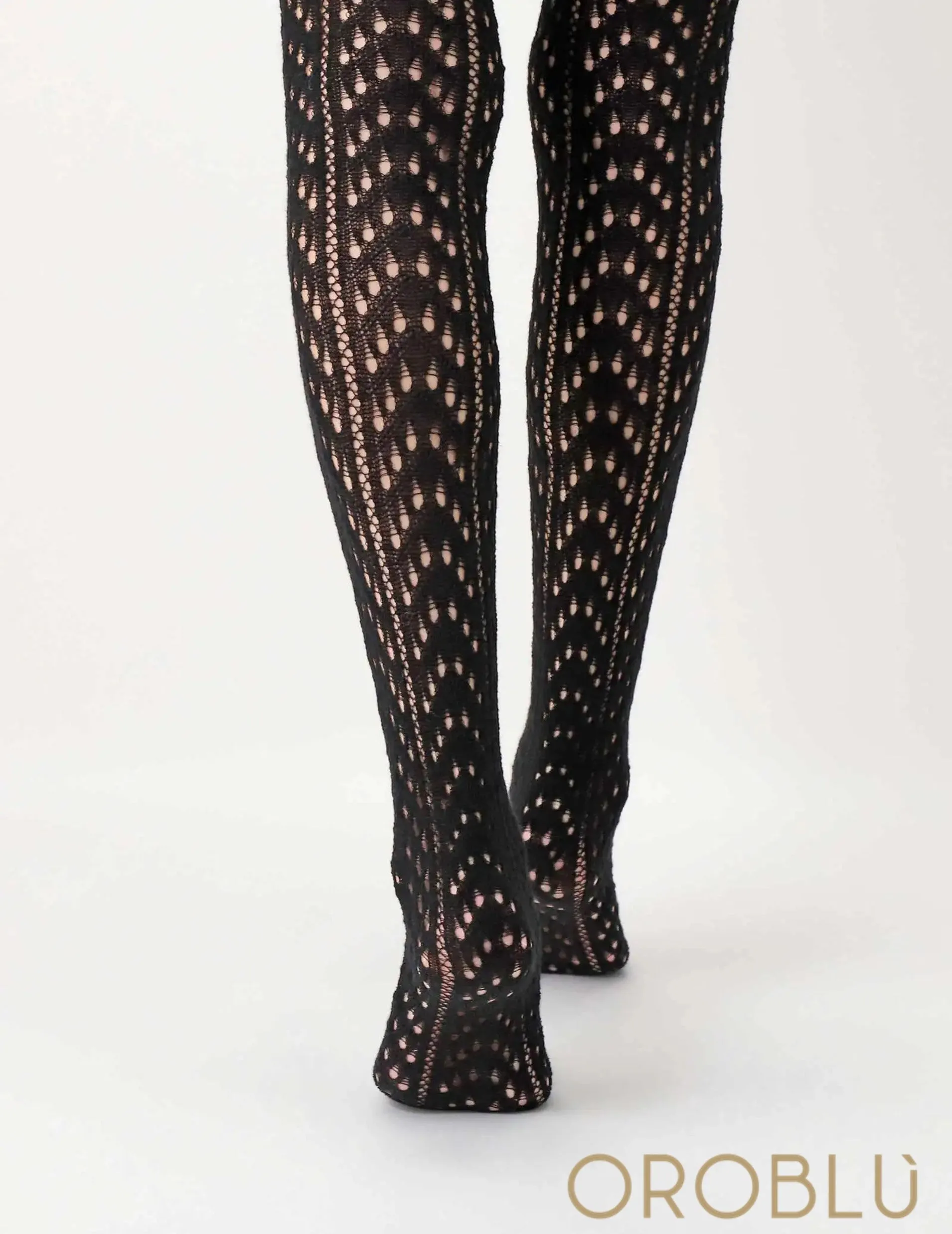 Oroblu Knitted Tights Black