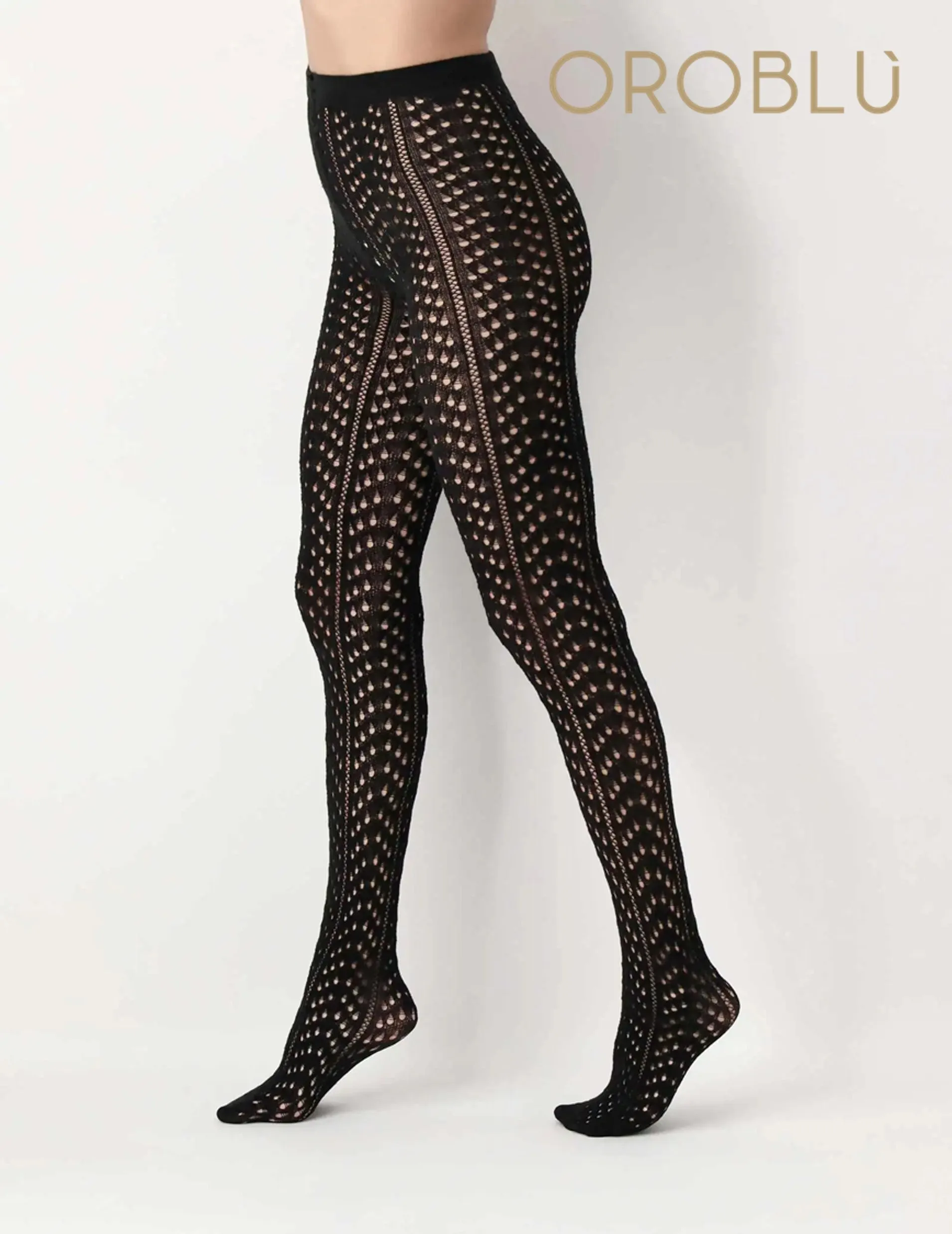 Oroblu Knitted Tights Black