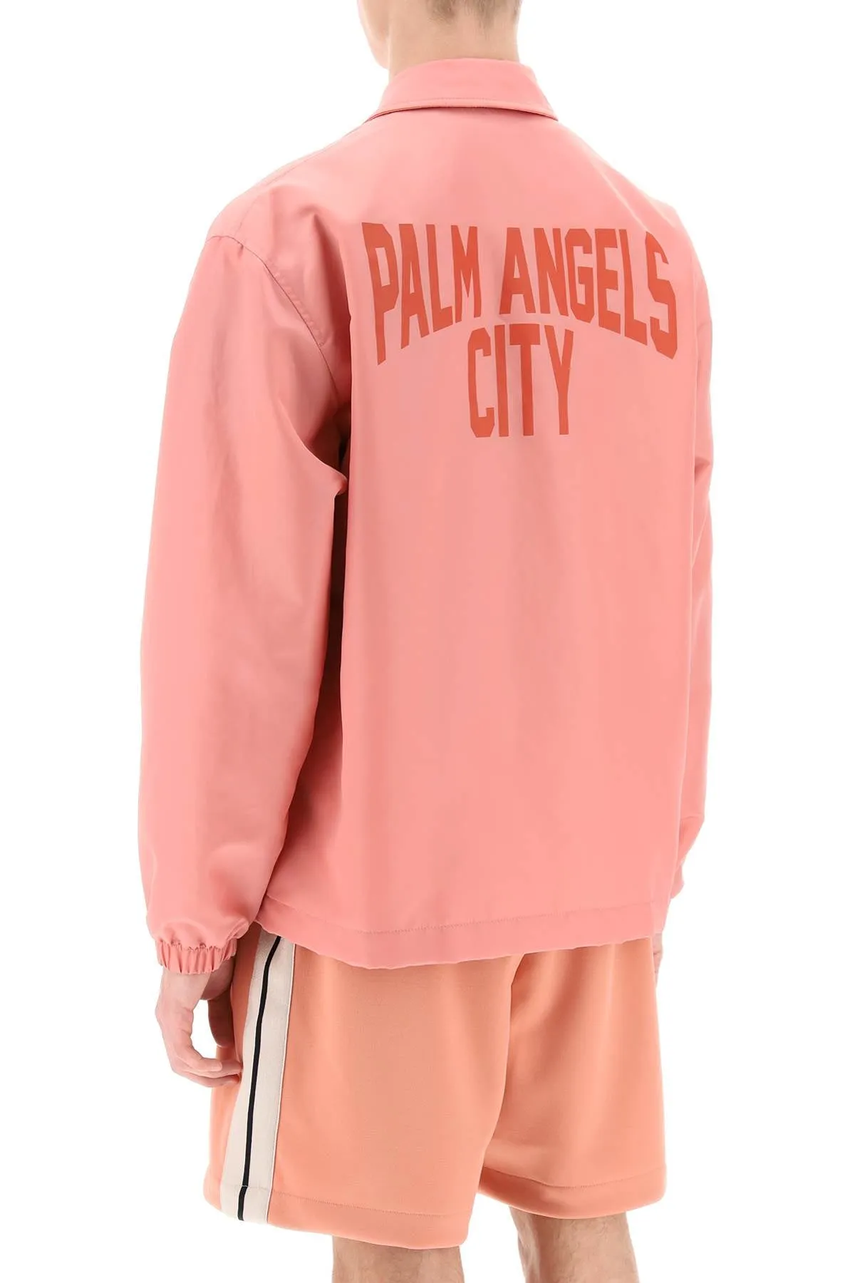 pa city coach jacket PMEM021R24FAB001 PINK RED