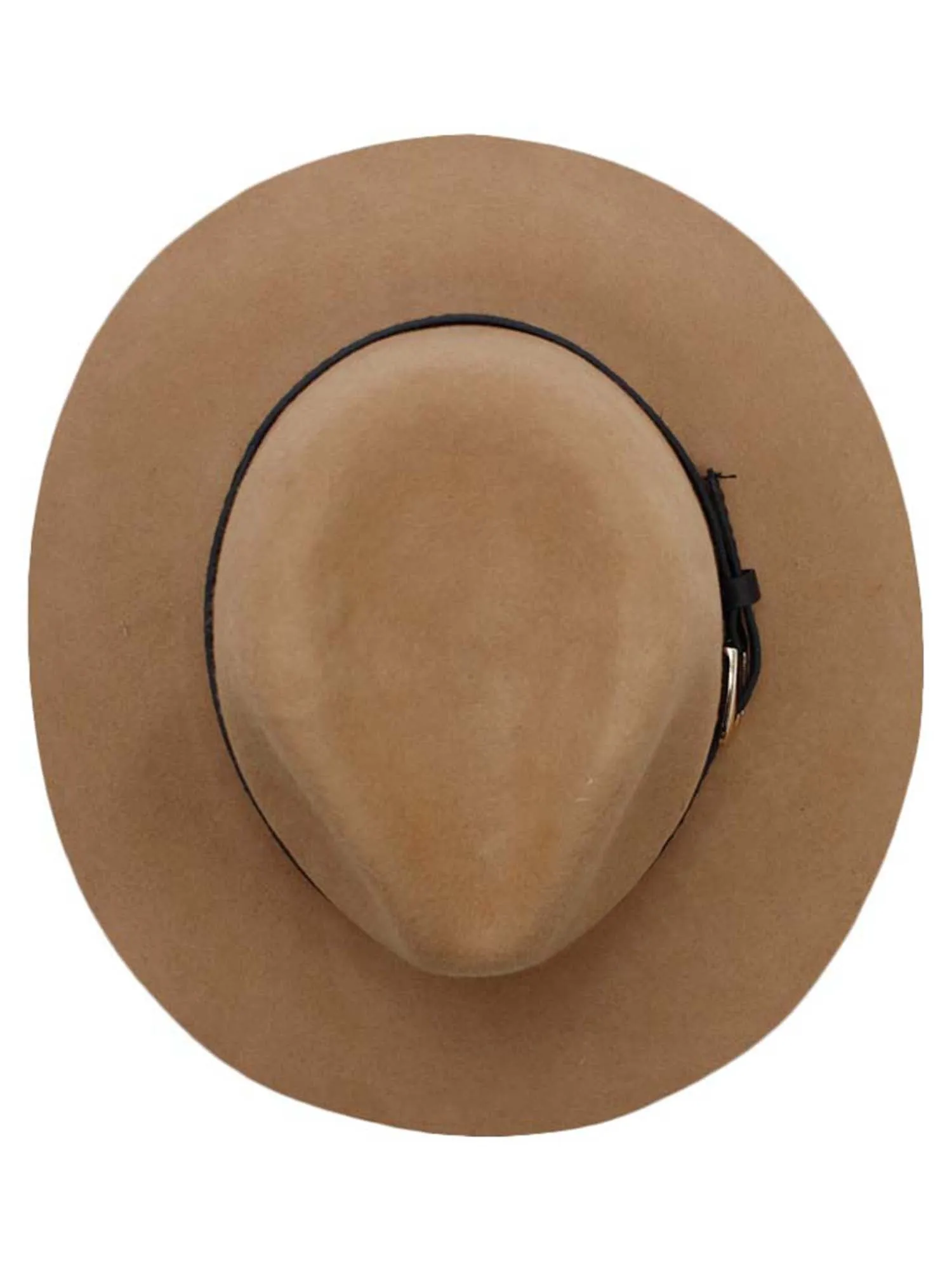 Panama Style Wool Fedora Hat With Buckle