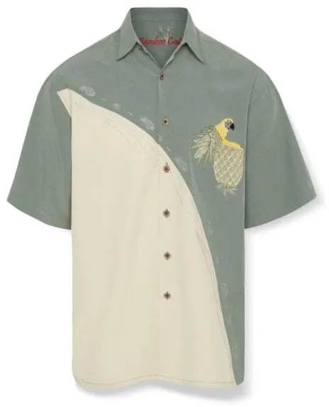 Parrot Pineapple Aloha Shirt