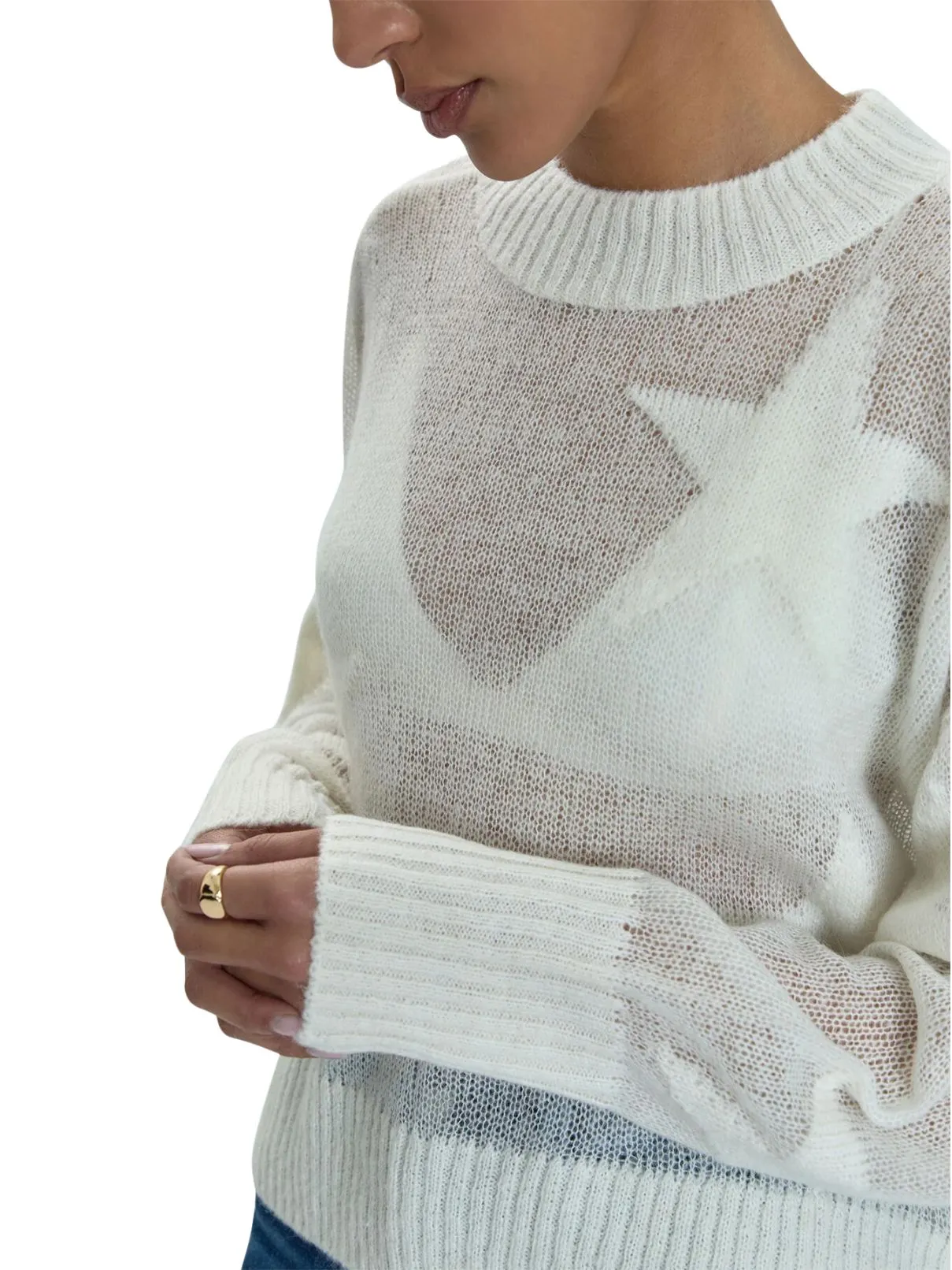 Pistola Joslyn Ivory Star Sweater