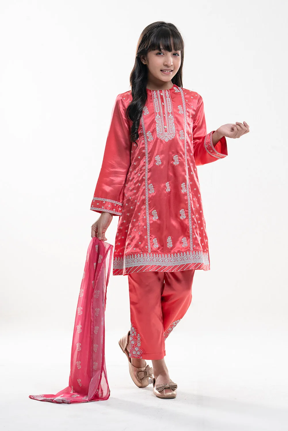 Princess Ethnic Partywear Set (10-14 Years)