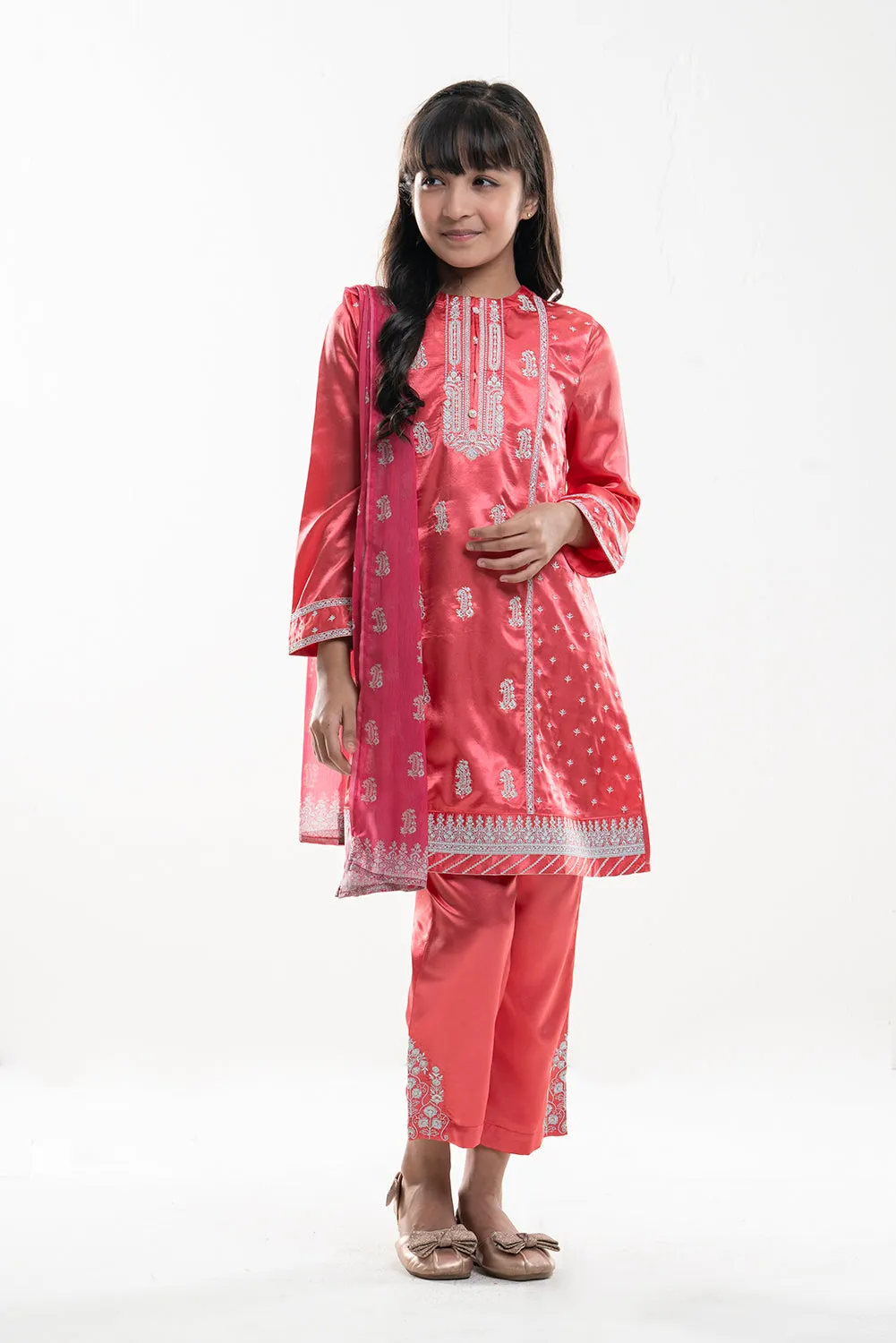 Princess Ethnic Partywear Set (10-14 Years)