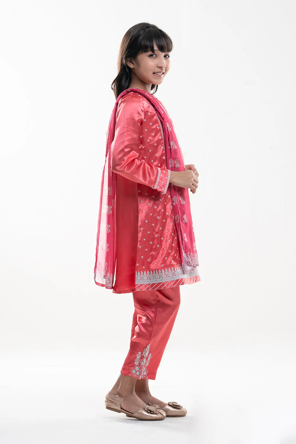 Princess Ethnic Partywear Set (10-14 Years)