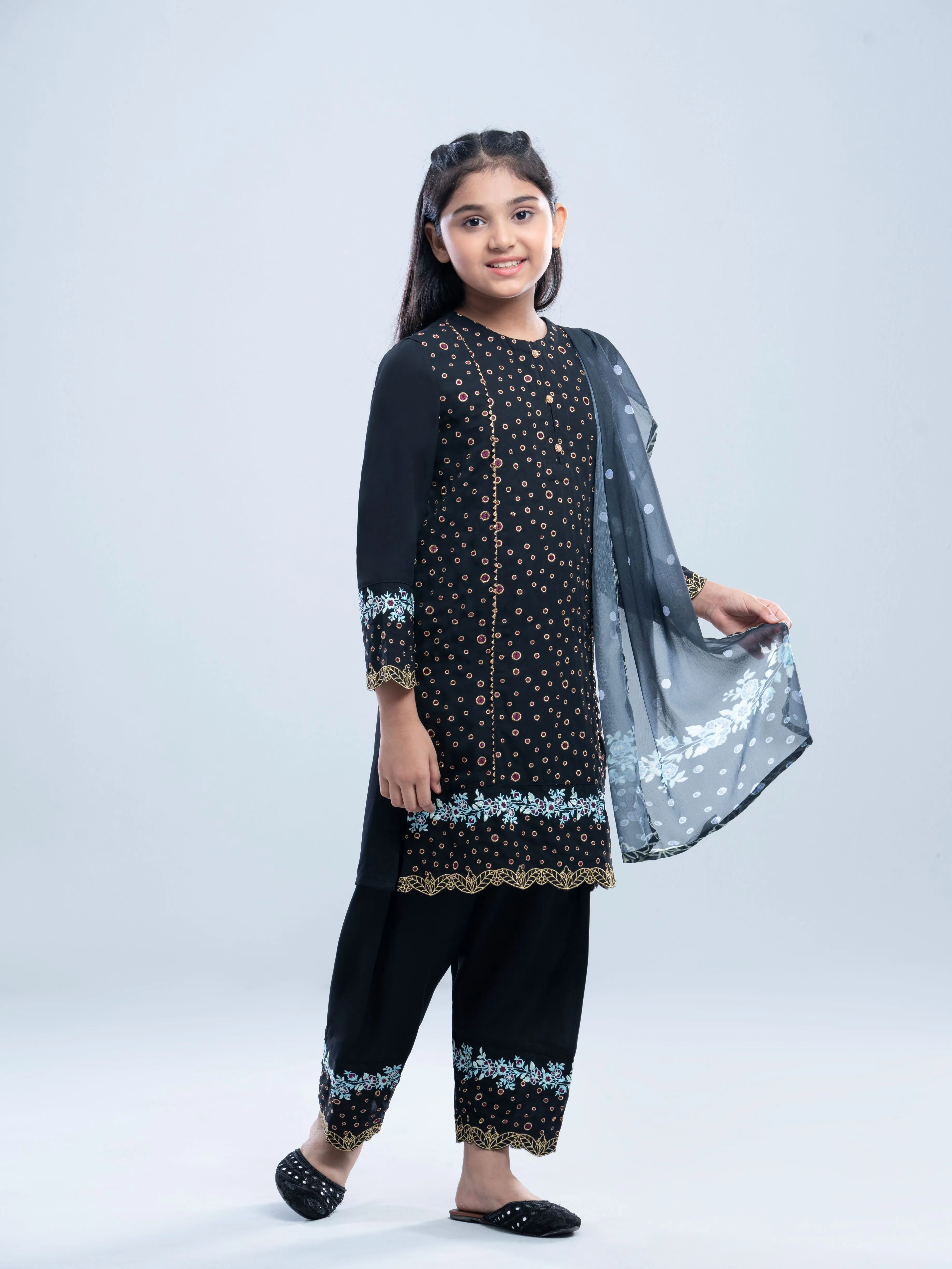 Princess Ethnic Partywear Set (6-8 Years)