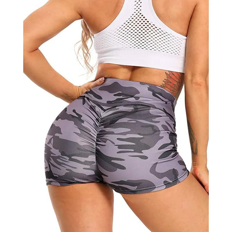 Printed Classic Camo Workout Shorts