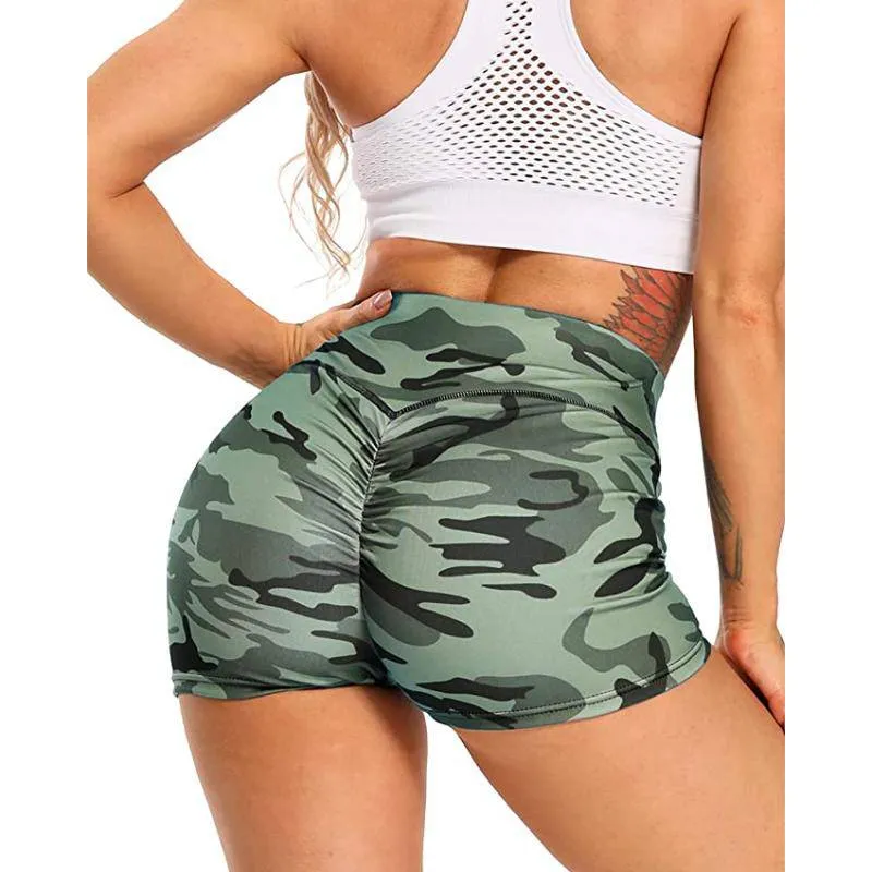 Printed Classic Camo Workout Shorts