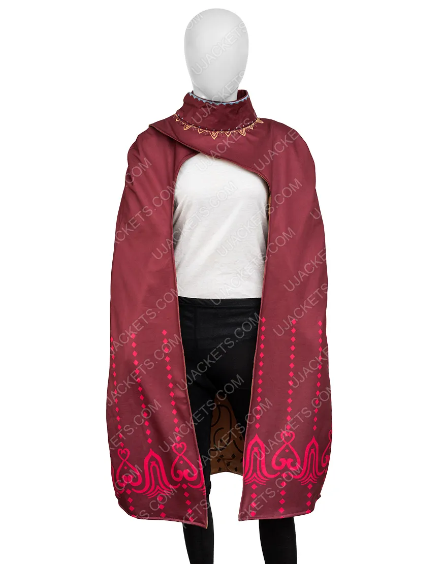 Raya And The Last Dragon Cloak Coat | Raya Red Cloak Coat