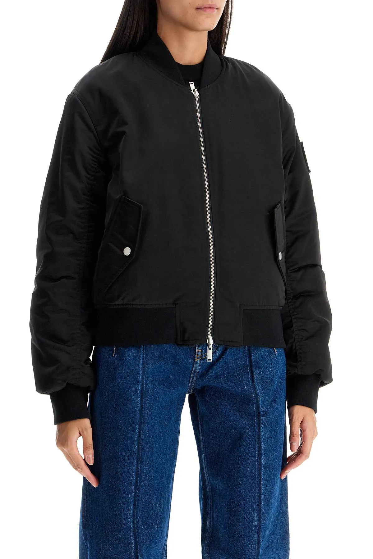 reversible jet bomber M34LB022 BLACK