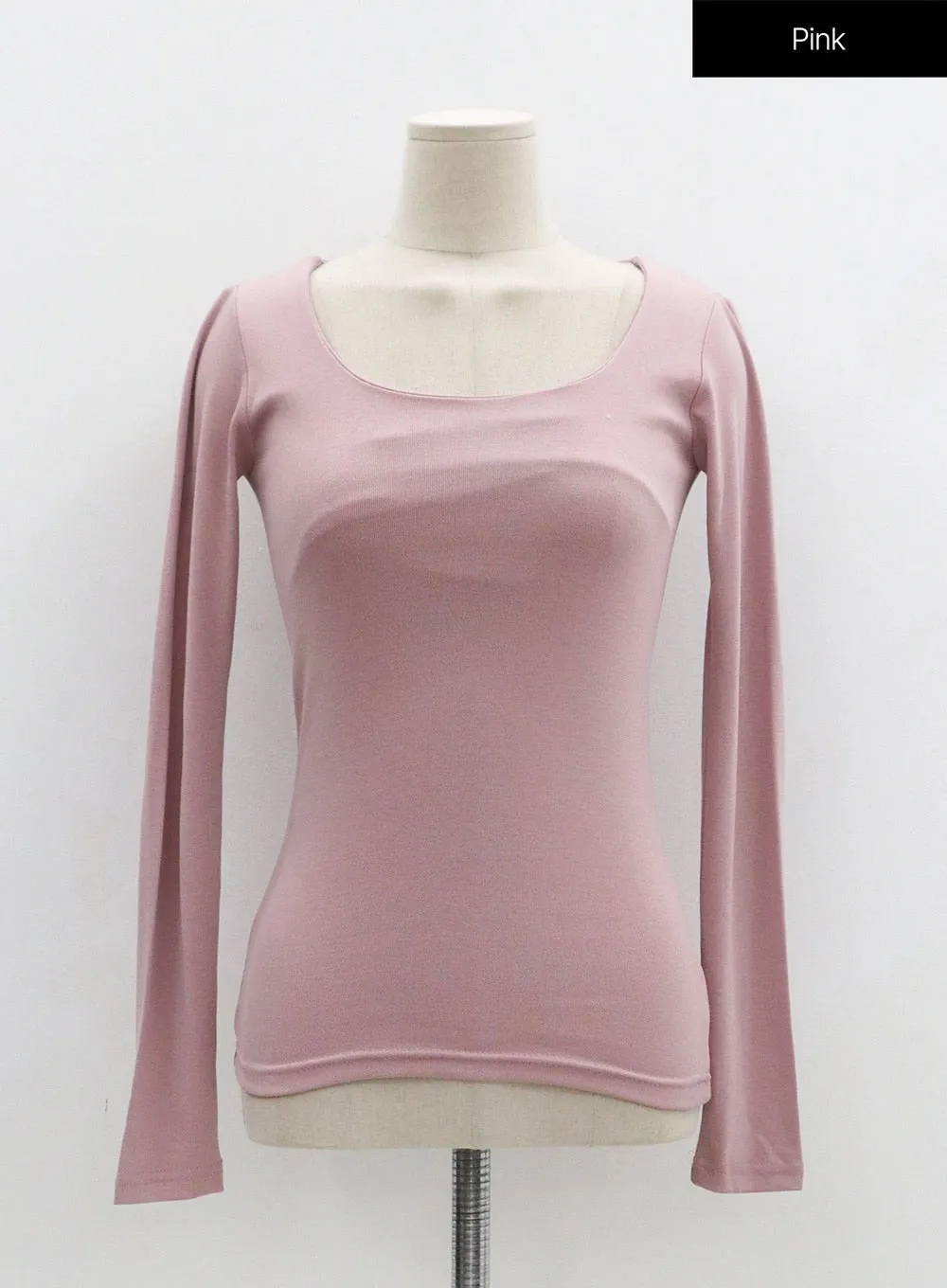 Round Neck Long Sleeve Top OO21