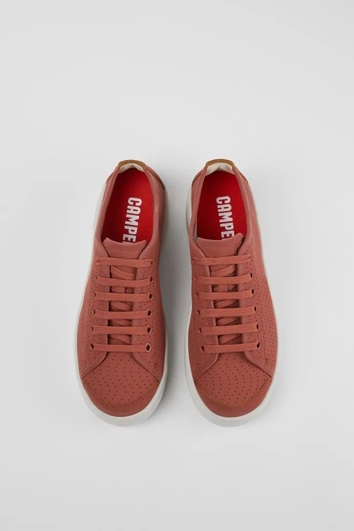 Runner Red Leather Sneaker for Women