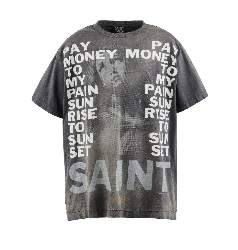 Saint Mxxxxxx  |Street Style Cotton Short Sleeves Logo T-Shirts