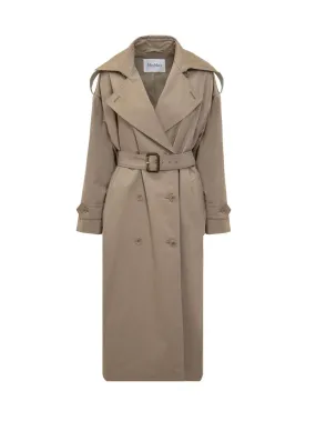 Salpa Trech Coat with Belt Closure