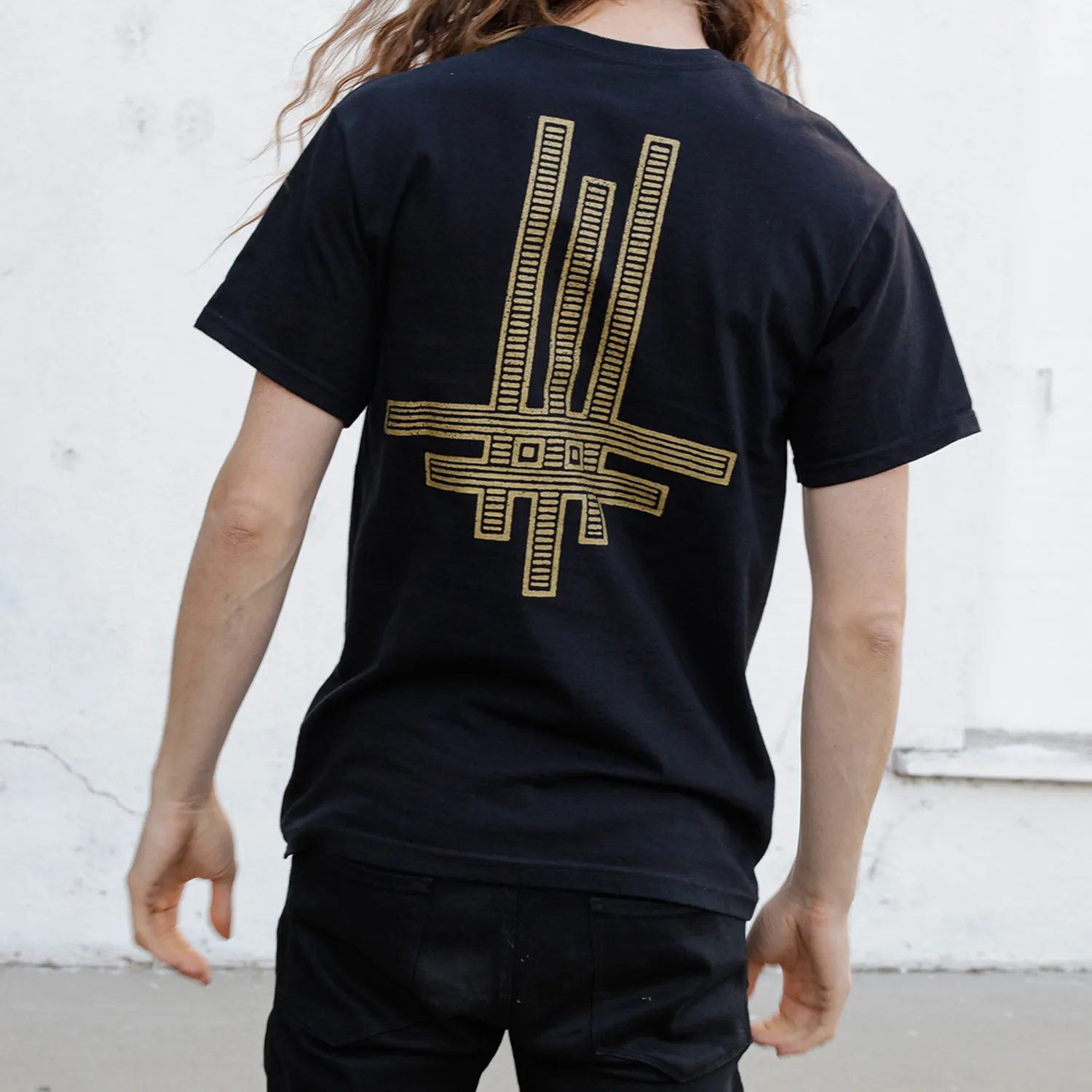 Say Your Prayers Inlay T-Shirt (Black)