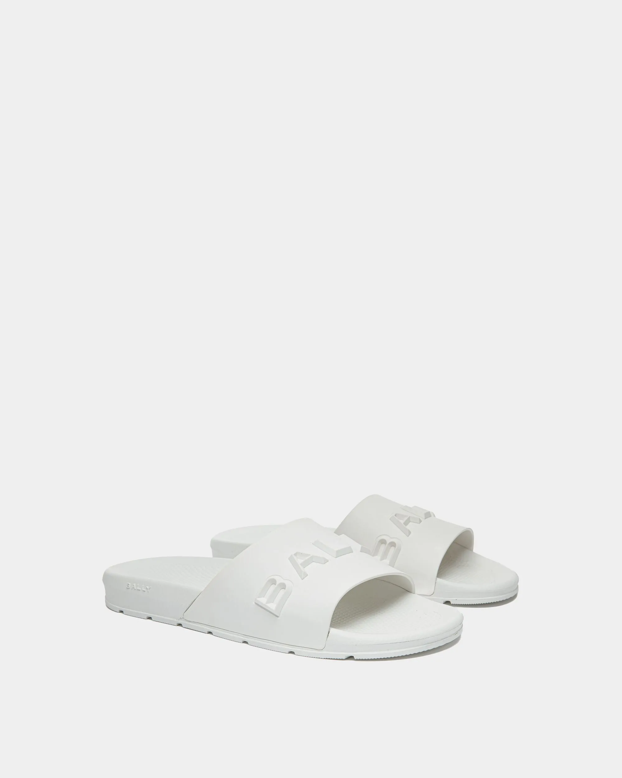 Seaside Sandal In White Rubber 