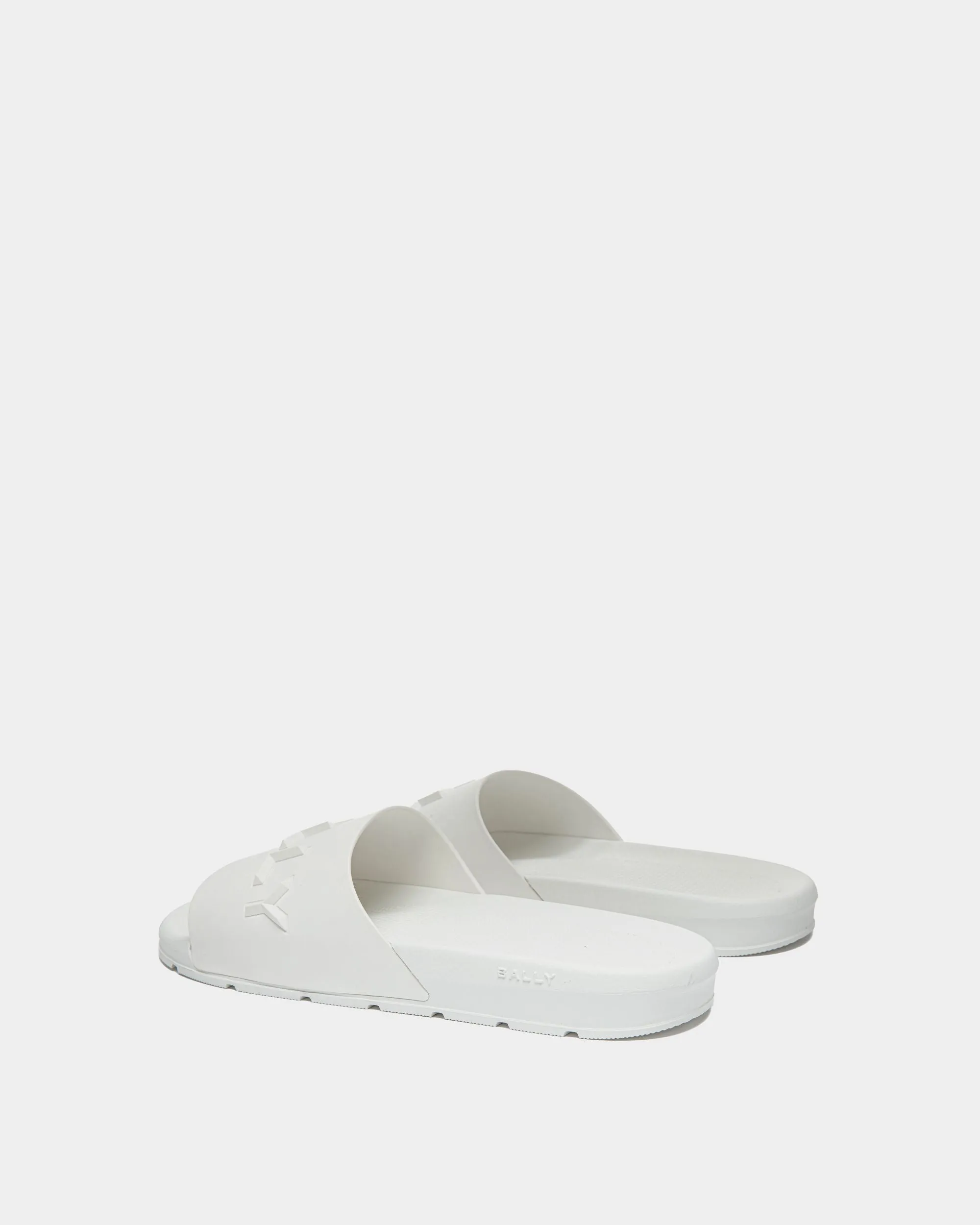 Seaside Sandal In White Rubber 