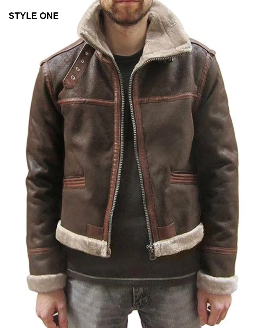 Shearling Resident Evil 4 Leon Kennedy Jacket - UJackets